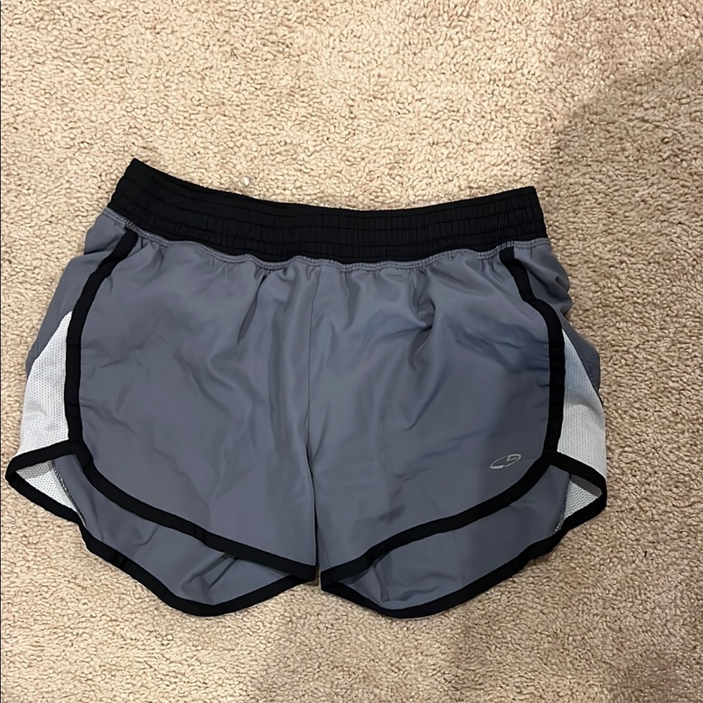 Champion Gray and Black Athletic Shorts